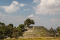 Ruins of the pre-Hispanic town of Xochitecatl Royalty Free Stock Photo