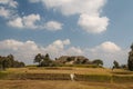 Ruins of the pre-Hispanic town of Xochitecatl Royalty Free Stock Photo