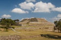 Ruins of the pre-Hispanic town of Xochitecatl Royalty Free Stock Photo