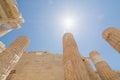 Ruins of Propylaia in Parthenon temple on the Acropolis, Athens, Greece Royalty Free Stock Photo