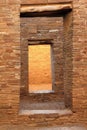 Pueblo Bonito Doorways in Chacoan Ruins, Chaco Culture National Historical Park, New Mexico Royalty Free Stock Photo