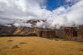 The ruins of the Pumamarka (Puma Marka) village in Peru Royalty Free Stock Photo