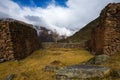 The ruins of the Pumamarka (Puma Marka) village in Peru Royalty Free Stock Photo