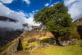 The ruins of the Pumamarka (Puma Marka) village in Peru