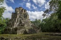 Ancient Mayan temple complex in Muil Chunyaxche, Mexico