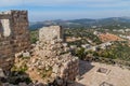 Ruins of Rabad castle in Ajloun, Jorda Royalty Free Stock Photo