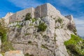 Ruins of Rabad castle in Ajloun, Jorda Royalty Free Stock Photo