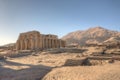 Ruins of Ramesseum temple in Luxor Royalty Free Stock Photo