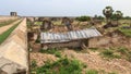 The ruins and ramparts of Jaffna Fort in Sri Lanka.