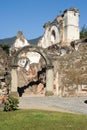 Ruins of the Recoleccion church at Antigua Royalty Free Stock Photo