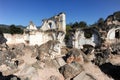 Ruins of the Recoleccion church at Antigua Royalty Free Stock Photo