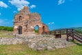 Ruins of the red church in Perushtitsa, Bulgaria