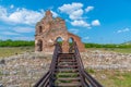 Ruins of the red church in Perushtitsa, Bulgaria