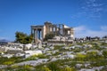 Ruins and remains of Acropolis Royalty Free Stock Photo