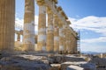 Ruins and remains of Acropolis Royalty Free Stock Photo