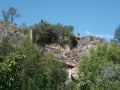 ruins and remains of medieval castles Spain