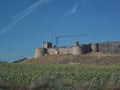 ruins and remains of medieval castles Spain