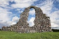 Ruins of the Rezekne Castle Hill, Latvia Royalty Free Stock Photo