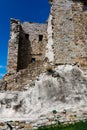 Ruins of the Rocca Aldobrandesca in Suvereto, Tuscany, Italy Royalty Free Stock Photo