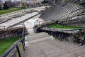 Ruins of Roman Amphitheater Lyon France Royalty Free Stock Photo