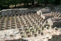 Ruins of Roman baths in ancient Dion in the region of Pieri