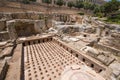 Ruins of the Roman Baths in downtown Beirut. Beirut, Lebanon Royalty Free Stock Photo