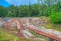 Ruins of roman baths at Hisarya, Bulgaria Royalty Free Stock Photo