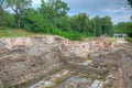 Ruins of roman baths at Hisarya, Bulgaria Royalty Free Stock Photo