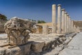 Ruins of the Roman Byzantine city Scythopolis, Tel Beit Shean National Park, Israel