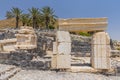 Ruins of the Roman Byzantine city Scythopolis, Tel Beit Shean National Park, Israel Royalty Free Stock Photo