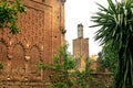 Ruins of the Roman city known as Sala Colonia and the Islamic complex of Chellah, mosque and minaret ruined