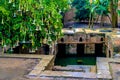 Ruins of the Roman city known as Sala Colonia and the Islamic complex of Chellah, mosque and minaret ruined Royalty Free Stock Photo