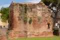 Ruins of the Roman era thermal complex known as Terme di Nerone