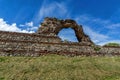 Ruins of Roman fortifications in Diocletianopolis, town of Hisarya, Bulgaria Royalty Free Stock Photo