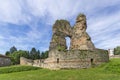 Ruins of Roman Fortress Castra Martis in town of Kula, Bulgaria Royalty Free Stock Photo