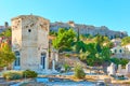 Ruins of Roman Forum  and Acropolis hill Royalty Free Stock Photo