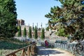 Ruins of the Roman Forum in the city of Rome, Italy Royalty Free Stock Photo