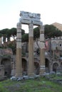 The Ruins Roman Forum. Rome, Italy, Royalty Free Stock Photo