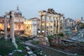 Ruins in Roman Forum, Rome, Italy Royalty Free Stock Photo