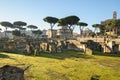 Ruins in the Roman Forum Royalty Free Stock Photo