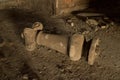 Ruins of roman pole