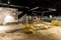 Ruins of Roman settlement in museum in Seville, Andalusia, Spain Royalty Free Stock Photo