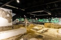 Ruins of Roman settlement in museum in Seville, Andalusia, Spain Royalty Free Stock Photo