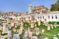 Ruins of the Roman temple in el Kef, Tunisia Royalty Free Stock Photo