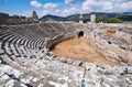 The ruins of roman theater in Xanthos Ancient City.