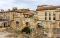 Ruins of roman theatre in Arles - UNESCO heritage site Royalty Free Stock Photo
