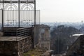 Ruins of Roman theatre of Philippopolis in city of Plovdiv, Bulgaria Royalty Free Stock Photo