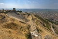 The ancient ruins of Pergamum at Bergama in Turkey. Royalty Free Stock Photo