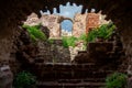 Ruins of Roman thermae near the amphitheater of Alexandria