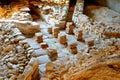 Ruins of Roman underfloor heating system